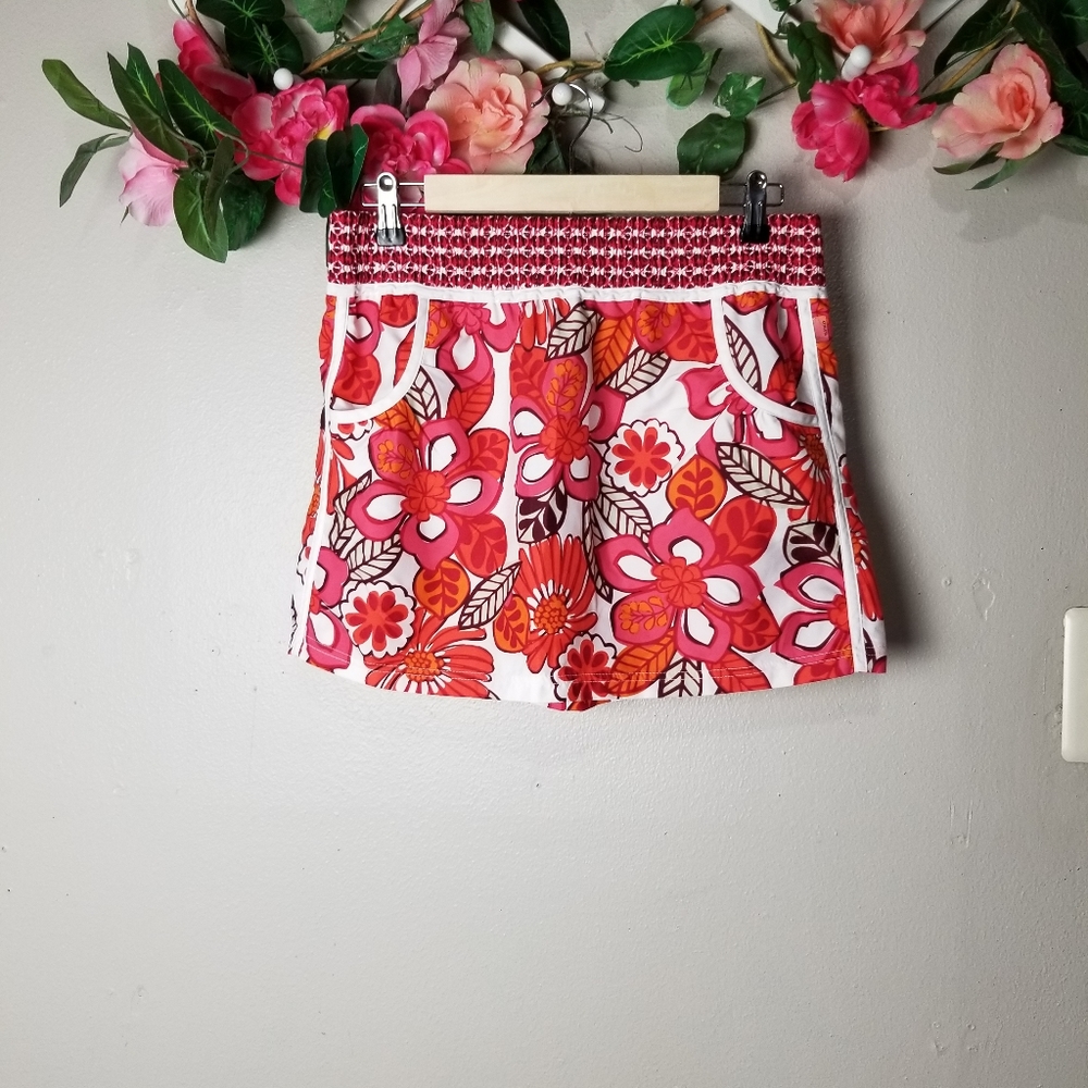 Athleta hibiscus mini skirt size S